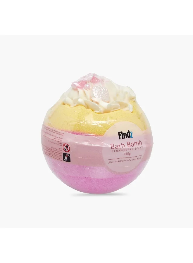 Findz Findz Strawberry Bath Bomb - 150 gms