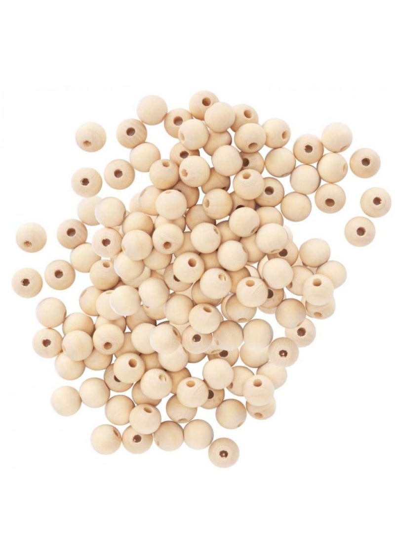 Alissa - Wooden Natural Beads,, Curtain Beads Rosary Beads  Natural Round DIY Wooden Beads for Family Friends Necklaces Necklaces(True color, 16mm-40pcs) - Image 1