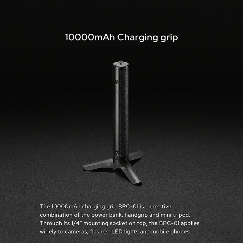 Charging Grip 10000mAh High Capacity - Dual Outputs Power Bank Grip With Illuminated Indicator for Outdoor Photography Vloggers Desktop Use - Image 5