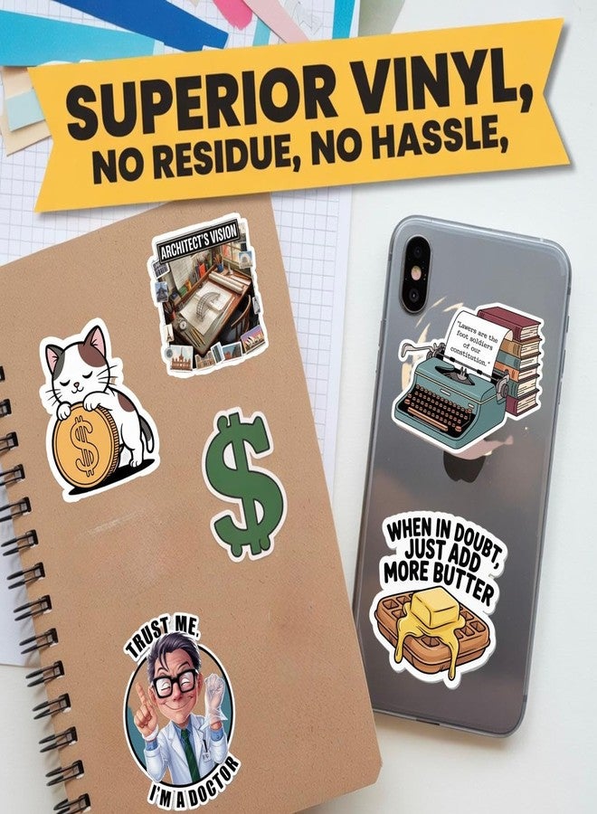 PRINTING DADDY Army Officer | Vinyl Stickers | Pack of 55 | Premium Motivational Decals for Soldiers & Defence Aspirants | Waterproof | Residue-Free | Perfect for Helmets, Bottles, Laptops & More - Image 5