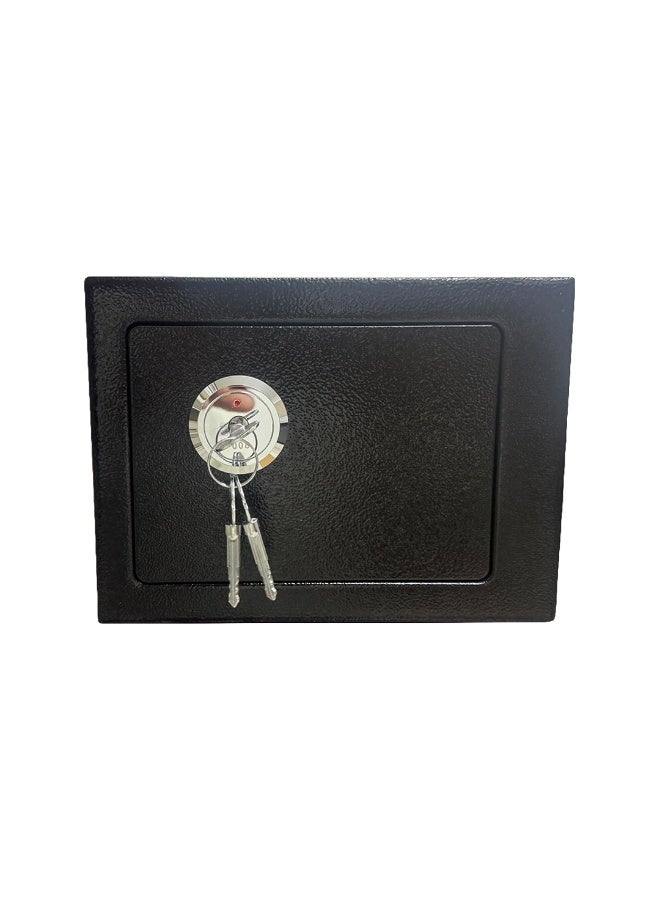 Luxury fire-resistant security safe, equipped with a physical lock and key. 17*17*23 cm, 2.2 kg - Image 3