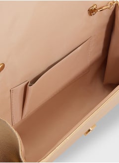 Ella Limited Edition Metal Edge Detail Clutch Bag  - Image 5