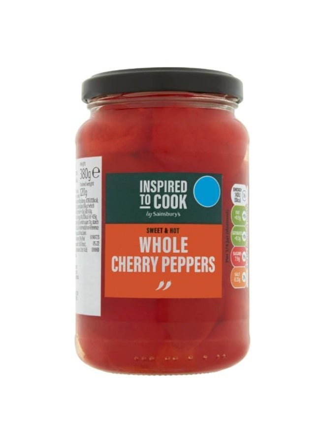 Cherry Peppers, Whole Sweet & Hot - 380g, Greece