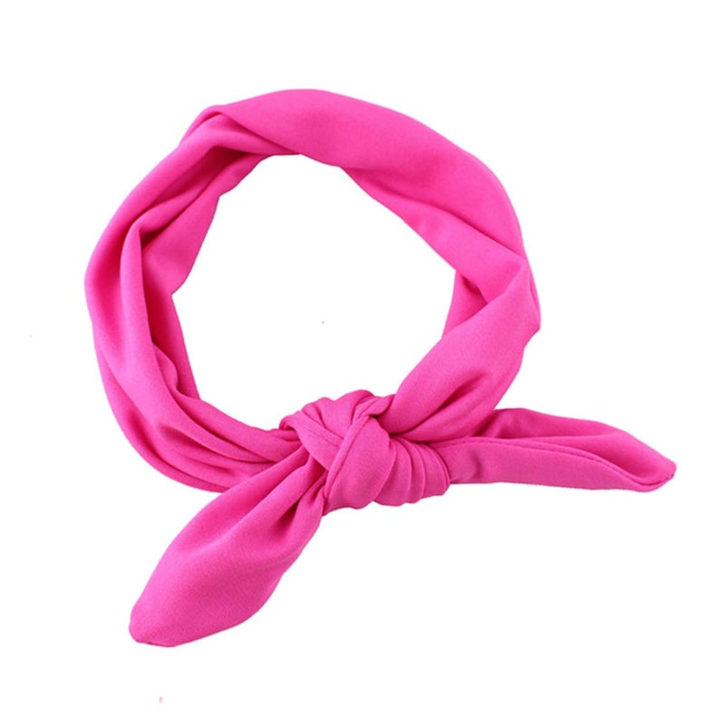 8Pcs Assorted Color Knotted Elastic Headbands Soft Stretchy for Newborns Everyday Wear - Image 5