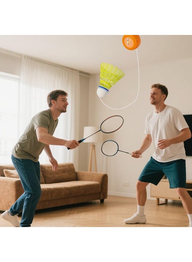 أوشيما مدرب ارتداد الريشة، مدرب ارتداد الريشة، مجموعة ريشة الريشة القابلة للضبط، جهاز تدريب ريشة الريشة للتدريب الذاتي، تنسيق العين اليدوية والتحمل للأنشطة الرياضية الداخلية - Image 4