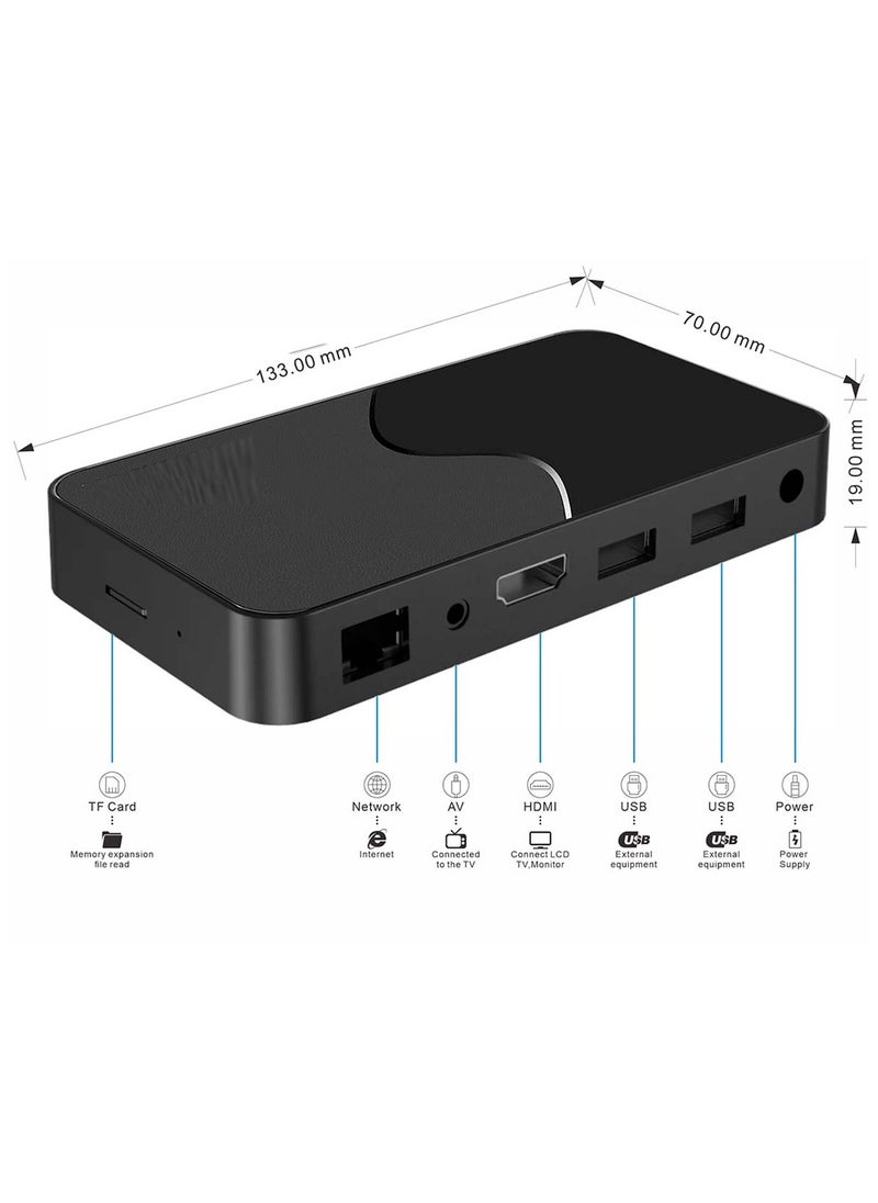 Generic V96plus Android 15 TV Box – 8K Ultra HD Streaming | 2GB RAM, 16GB Storage | WiFi 6 | IPTV Compatible | Smart Media Player  - Image 2