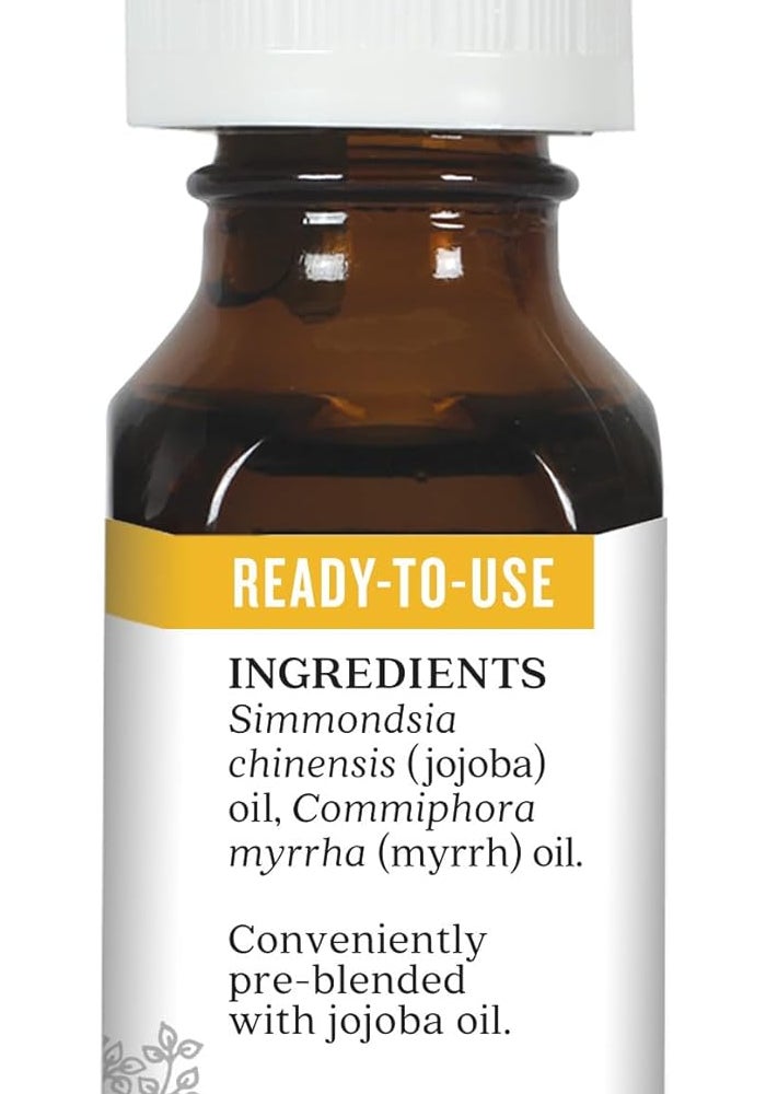 Aura Cacia Myrrh Essential Oil in Jojoba Oil - 0.5 Fluid Ounce - Image 4