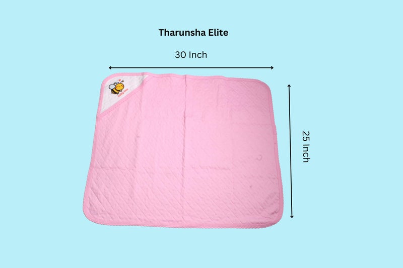 THARUNSHA ELITE Hooded Wrapper, a Soft and Cozy Baby Towel Designed for Newborns (0-12 Months). It's Easy to wrap Your Little one snugly Super-Soft, Skin-Friendly Material. (1, Pink) - Image 5
