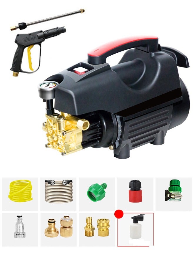 Bolivia's Pressure Washer 31W Industrial 135 BAR, Heavy-Duty Electric Car Washing Pressure Pump with Adjustable Nozzle, Soap Dispenser & Hose Reel for Car, Patio, Driveway00 - Image 1