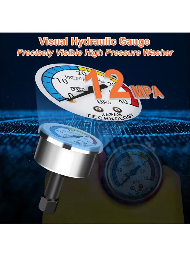 Bolivia's Pressure Washer 31W Industrial 135 BAR, Heavy-Duty Electric Car Washing Pressure Pump with Adjustable Nozzle, Soap Dispenser & Hose Reel for Car, Patio, Driveway00 - Image 5