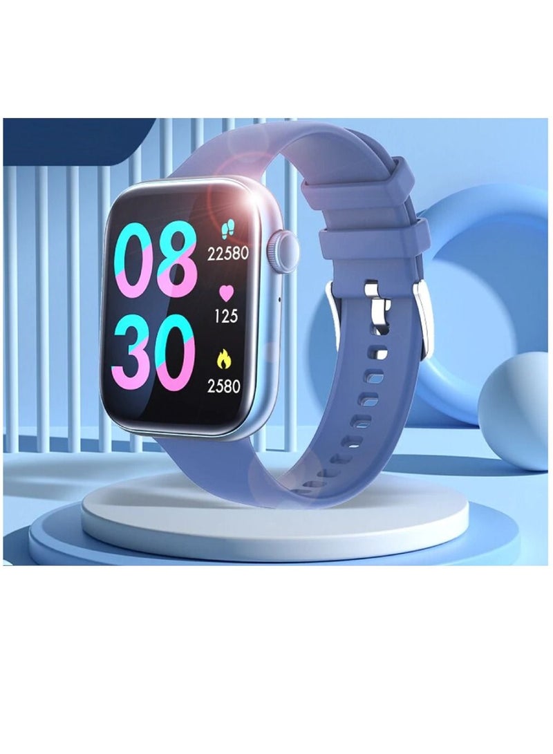 Zoom Plus New Business Bluetooth Call HD Sports Waterproof Smartwatch Blue - Image 3