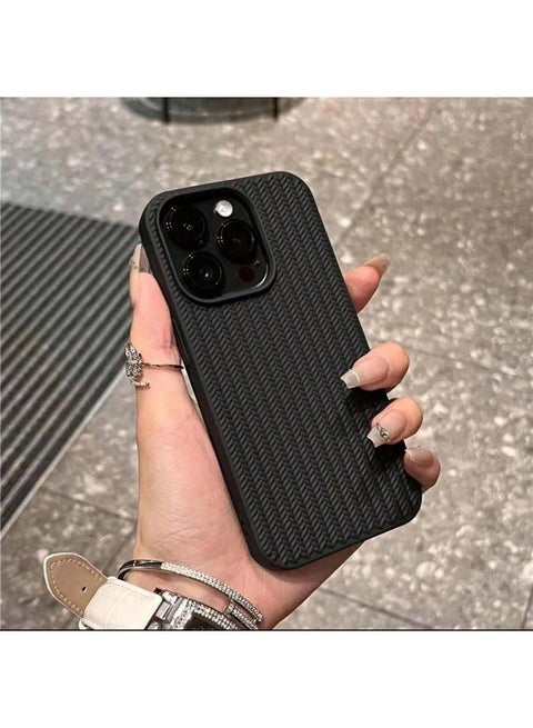 Soft TPU 3D Braided Fabric Phone Case for iPhone 16 Pro Max