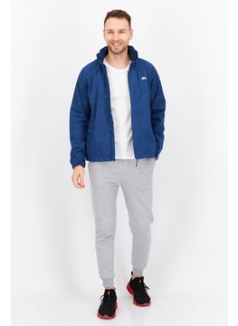 Trespass Men Plain Bomber Jacket, Navy Blue  - Image 3