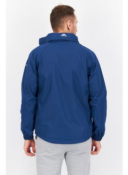 Trespass Men Plain Bomber Jacket, Navy Blue  - Image 2