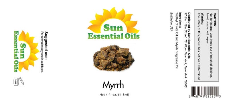 Sun Essential Oils - 4 oz Myhrr Essential Oil for Diffuser, Skin, Face, Hair & Aromatherapy Massage, Fragrance for Candle, Soap, Lotion & Shampoo Making at Home - Image 2