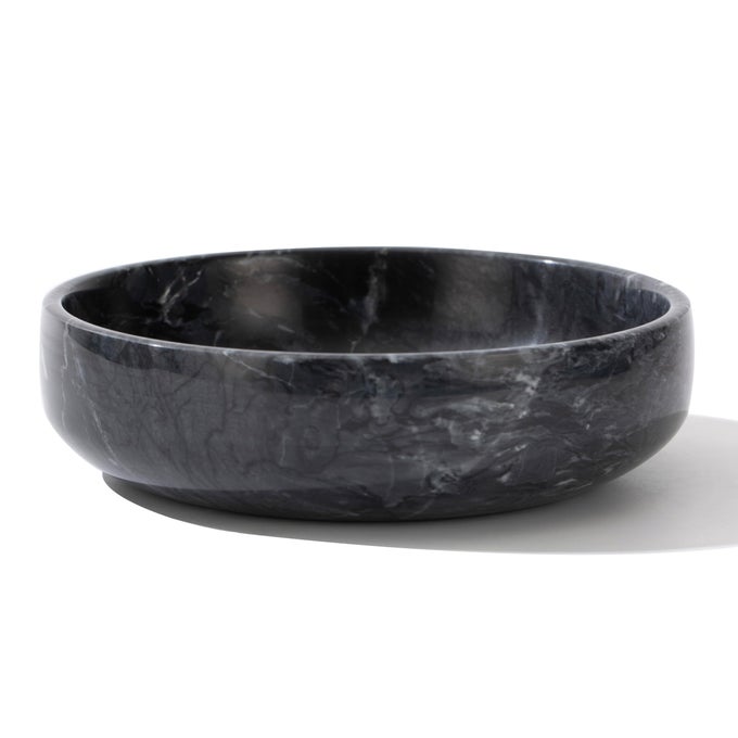 67 LARGE DECORATIVE BOWL NATURAL MARBLE DECORATIVE BOWLS FOR HOME DECOR KEY BOWL CANDY BOWL SMUDGE BOWL COFFEE TABLES CENTERPIECE NATURAL BLACK
