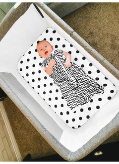 BaeBae Goods Pack n Play Playard Sheets Set | 3 Pack | 100% Super Soft Jersey Knit Cotton (150 GSM) | Portable Mini Crib Mattress Fitted Sheet for Boys & Girls  - Image 5