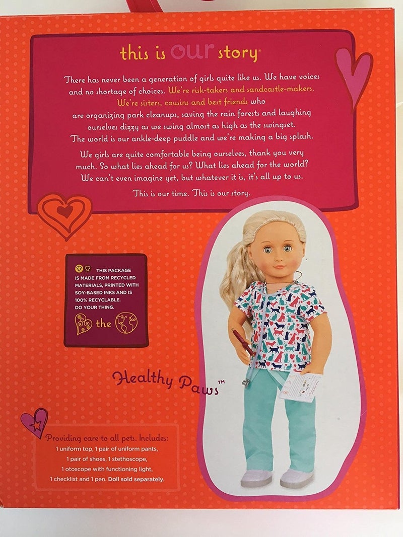 BATTAT New! Our Generation Healthy Paws Outfit/Playset for Most 18 Dolls - Image 3