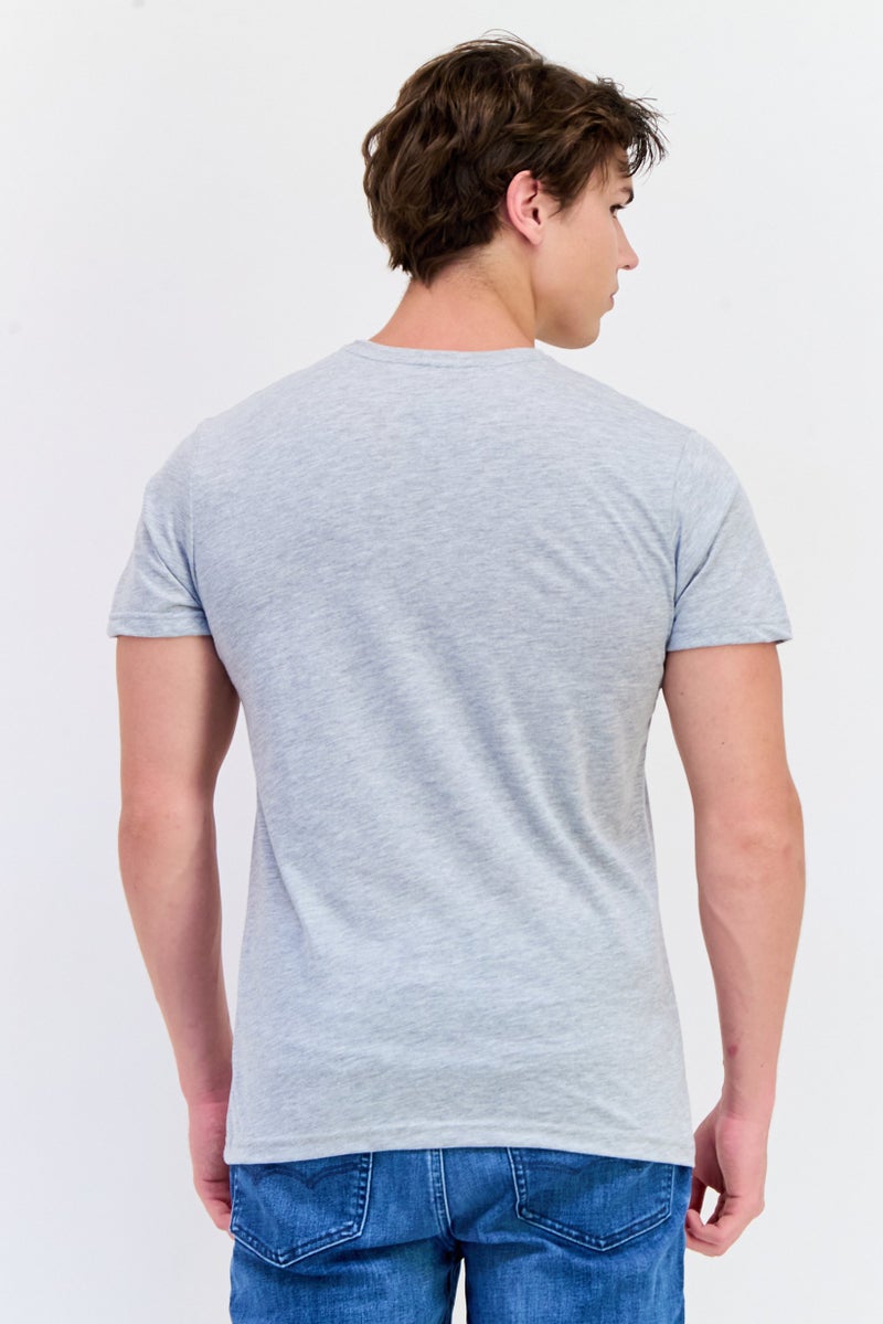 Funko تي شيرت ديكو للرجال بأكمام قصيرة من ميا هيرو أكاديميا، رمادي فاتح - Image 4