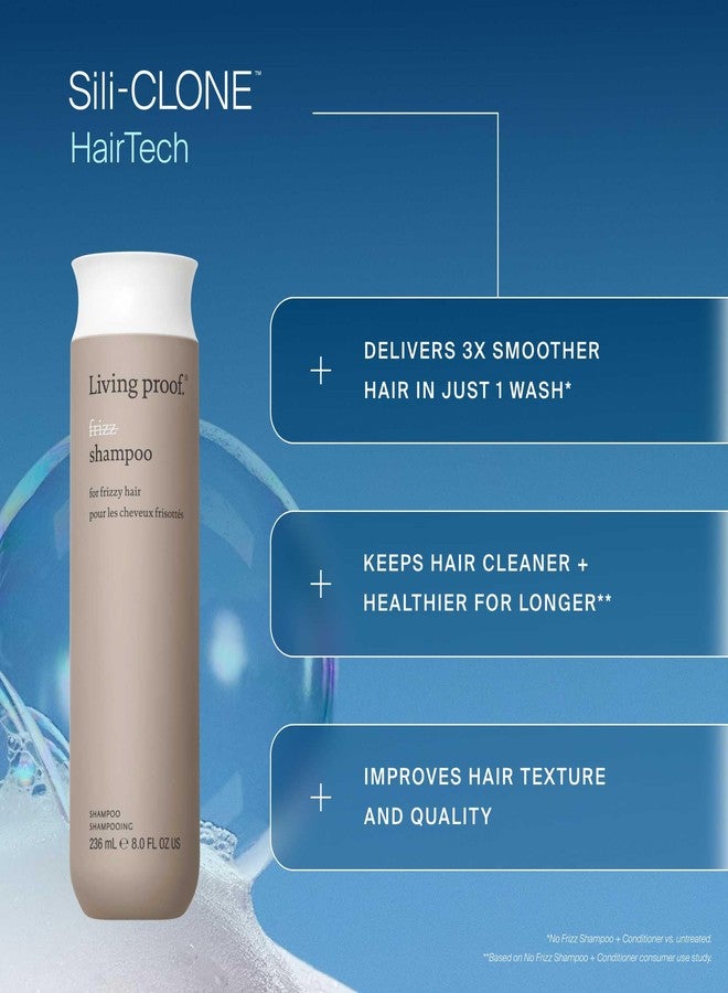 Living proof No Frizz Shampoo, Controls Frizz, Smoothes and Softens Hair for All Hair Types, 8 oz - Image 3