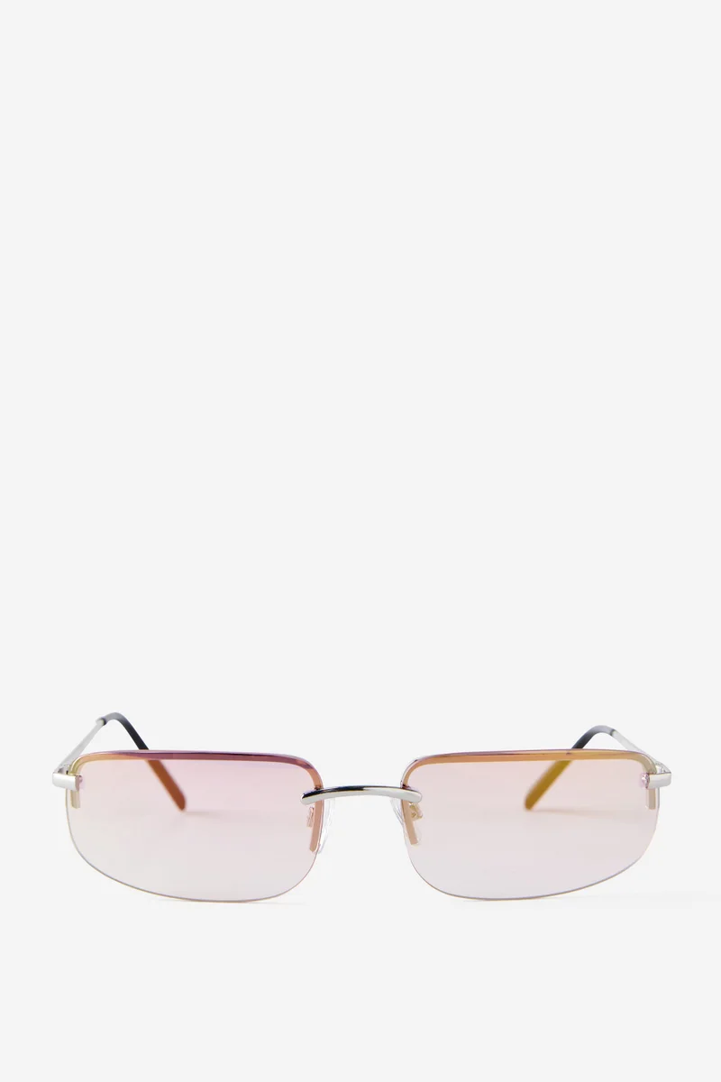Reece Rimless Metal Sunglasses