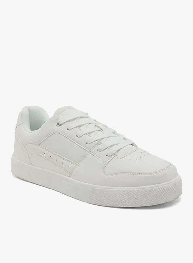 R&B Solid Lace Up Sneakers