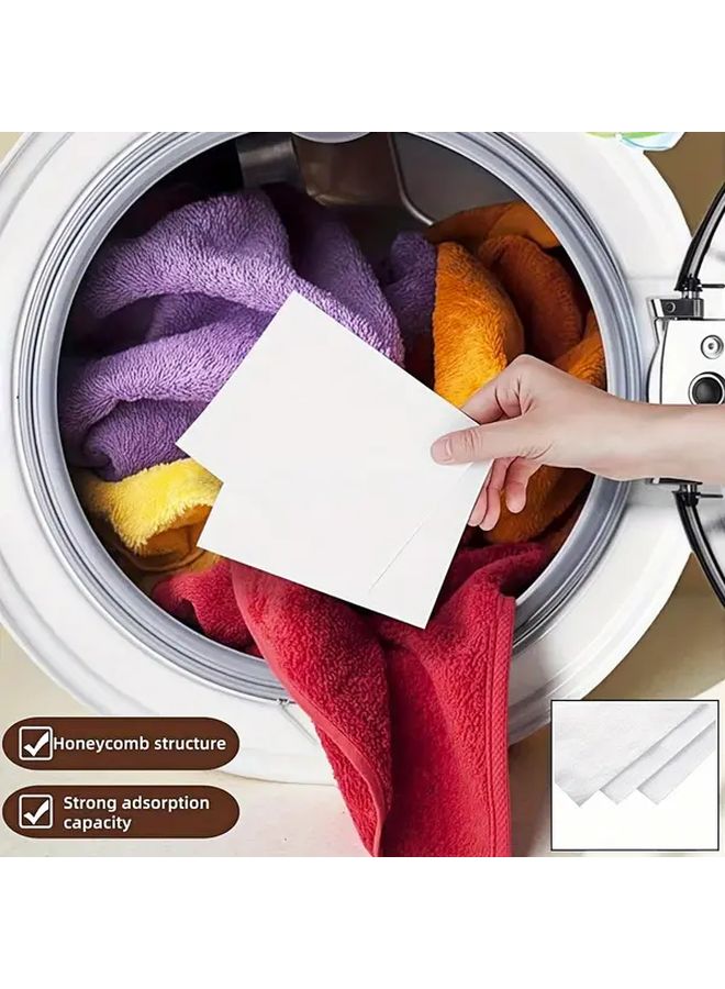100 Sheets Laundry Anti Dye Transfer Paper Heavy Duty Fabric Protection For Machine Wash - Image 5