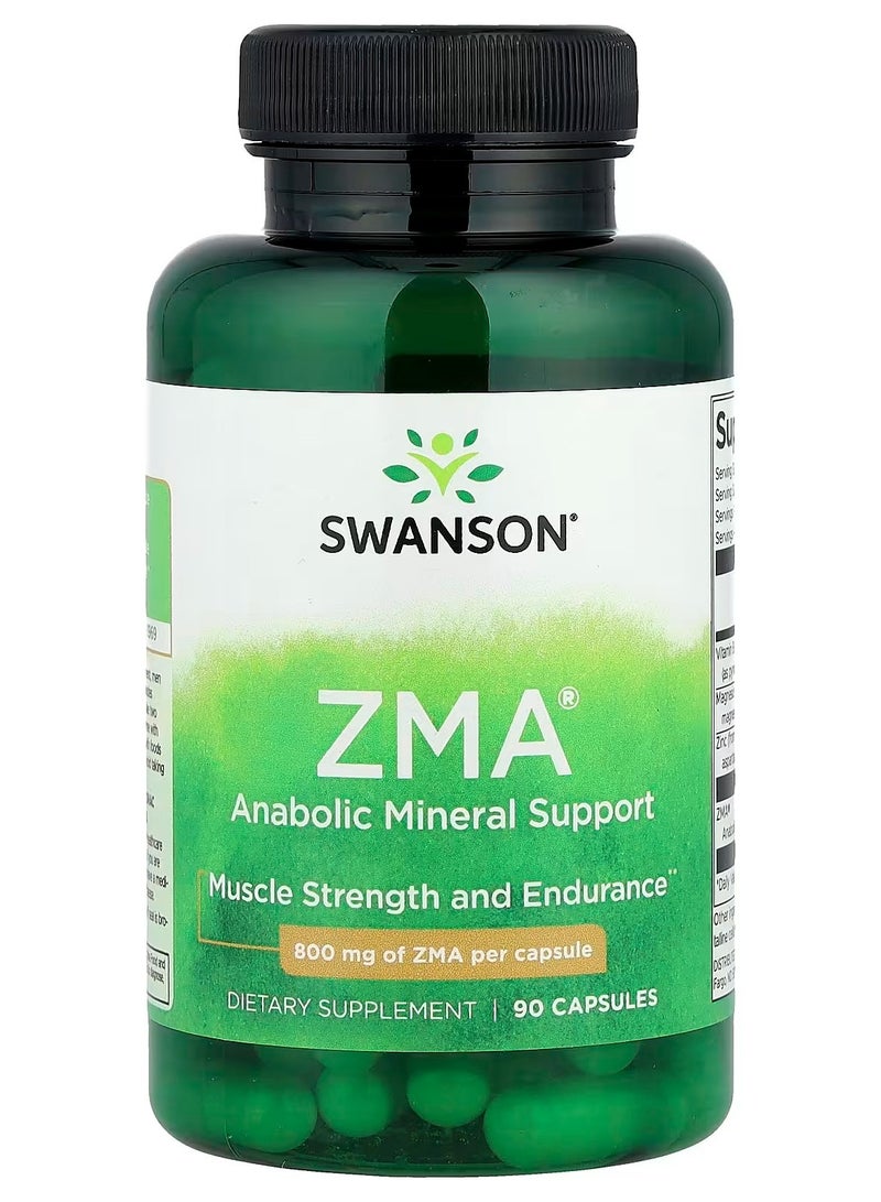 Swanson, ZMA®, Anabolic Mineral Support, 90 Capsules