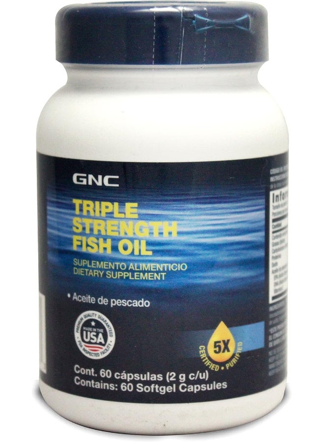 GNC Triple Strength Fish Oil - Image 1