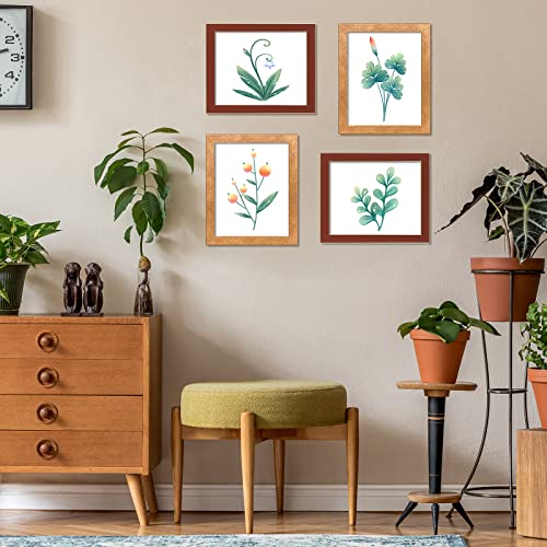CORE ART 5x7 Picture Frames Brown Photo Frames Set of 2, 5 by 7 Colorful Frame with HD Plexiglass, Wall or Tabletop Display - Image 4