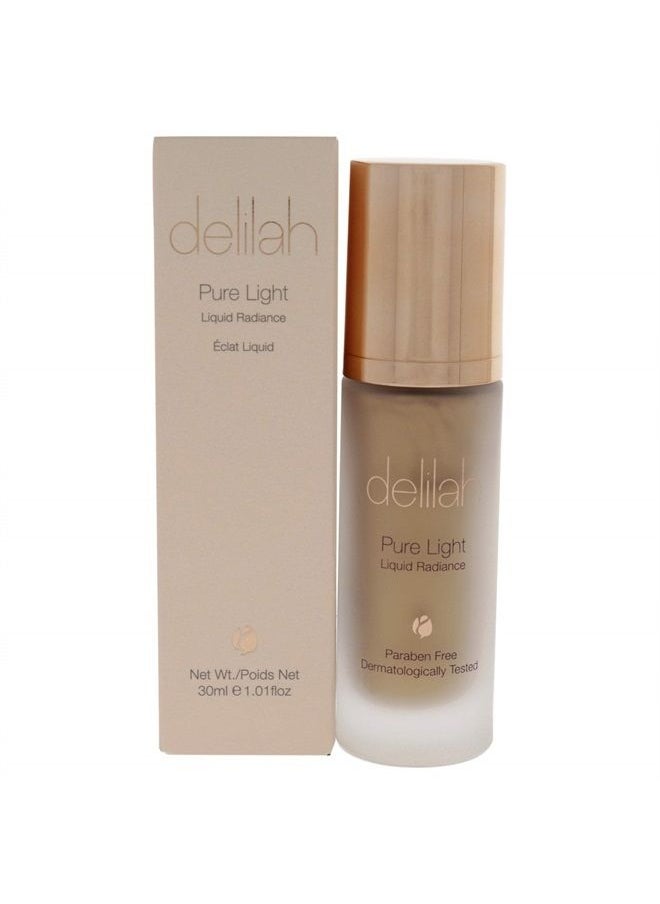 delilah  - delilah - Pure Light Liquid Radiance Illuminator - Halo - Flawless Finish - Radiant Glow - Brightens & Evens Skin Tone - Blurs Dark Spots - With Vitamin E - 30 ml / 1.01 Oz - Image 1