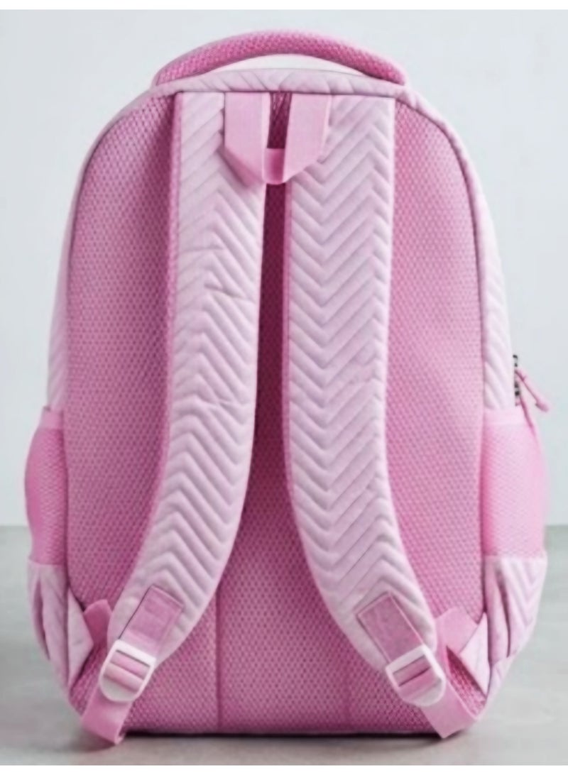 Large trendy school baded multizips bag backpack - Image 3