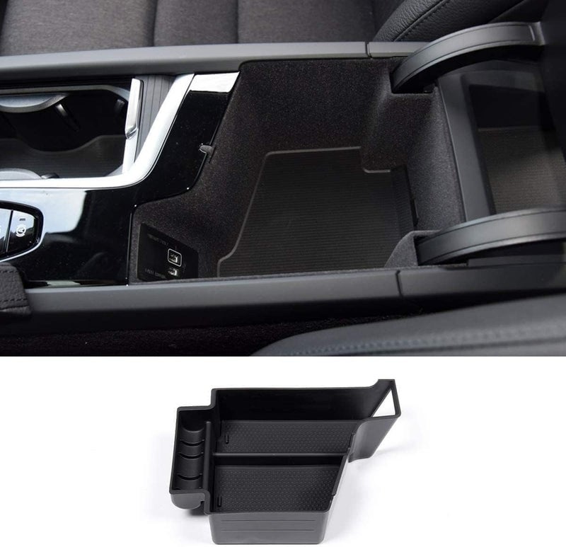 CHEYA Center Console Armrest Storage Box Organizers Phone Tray Accessories for Volvo S90 xc90 v90cc 2017 2018 2019 for Volvo xc60 20182020 2021 2022 2023