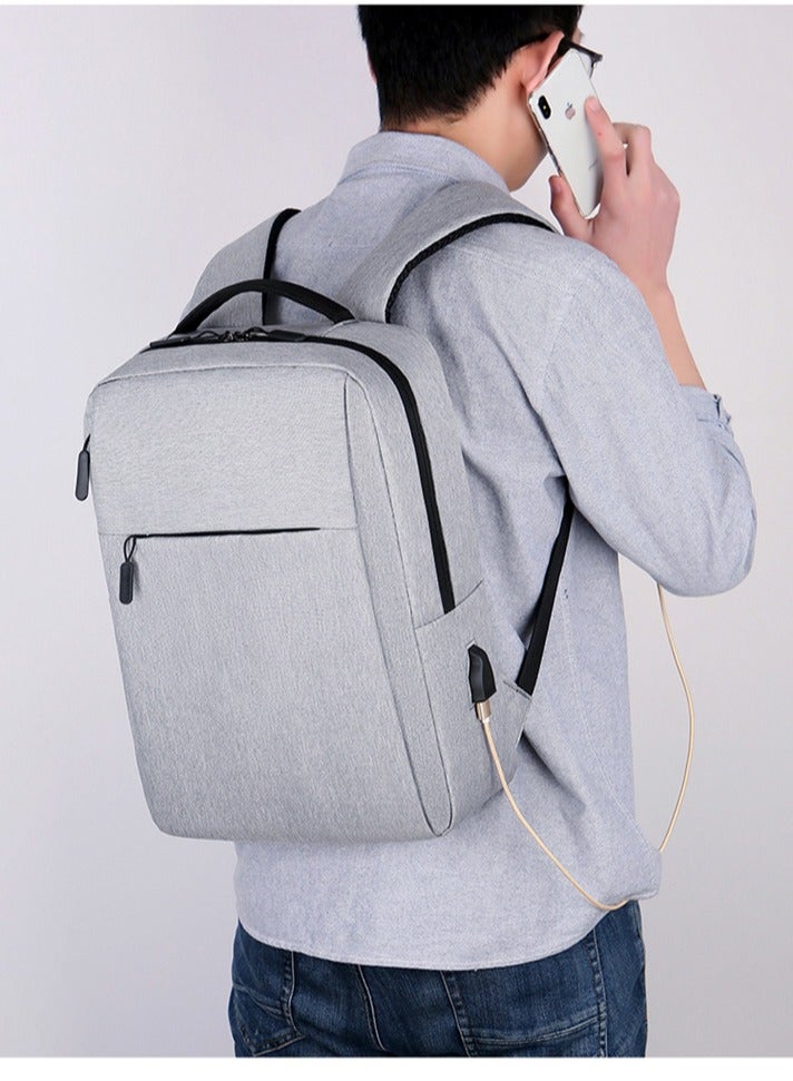  CityRiya-Long حقيبة كمبيوتر محمول وحقائب سفر وحقائب كمبيوتر محمول وحقائب مدرسية وحقيبة ظهر وحقيبة ظهر كمبيوتر محمول مقاس 15.6 بوصة وحقيبة ظهر للطلاب الجامعيين وحقيبة مدرسية وحقيبة سفر مع منفذ شحن USB للرجال والنساء وحقيبة كتب - Image 2