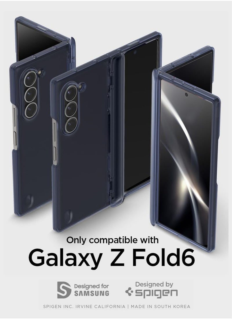 Spigen Ultra Hybrid Pro Samsung Galaxy Z Fold 6 Case Cover (2024) with [Hinge Protection] - Frost Navy Blue  - Image 3