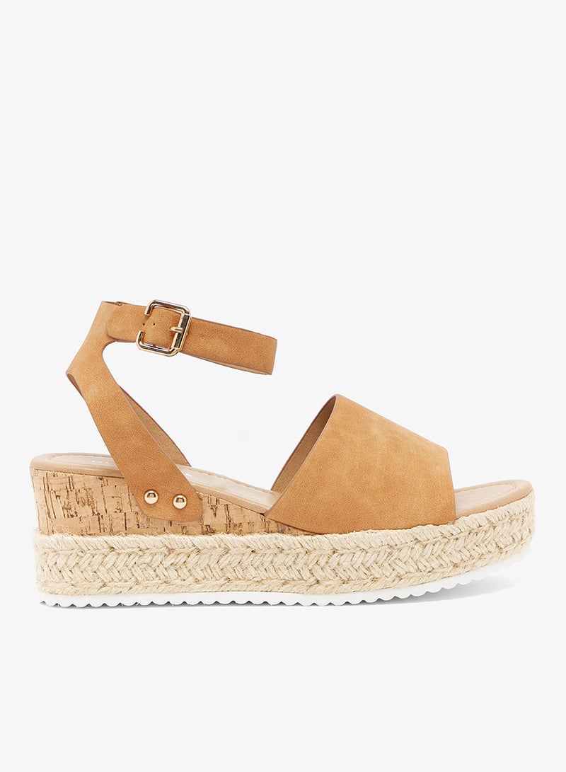 GLAMOROUS Espadrille Platform Wedge Sandals - Image 1