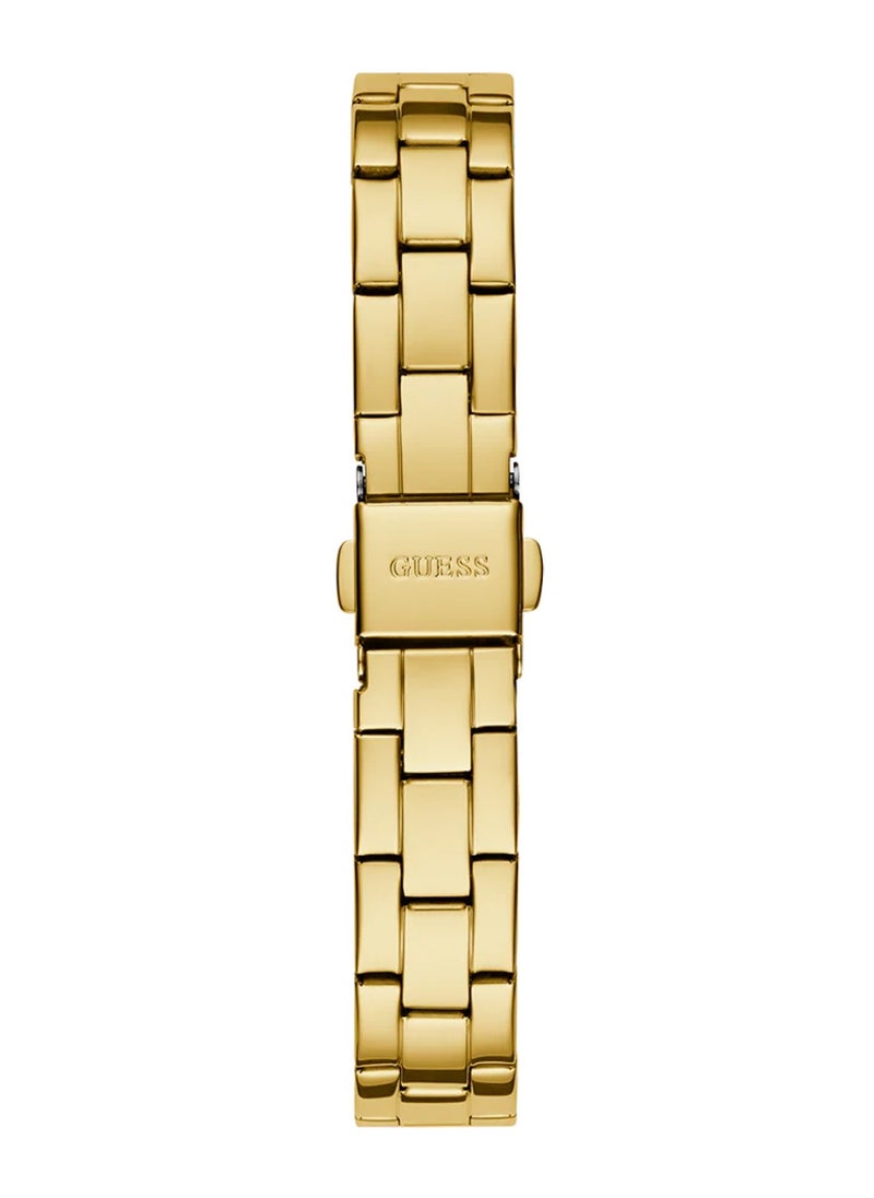 GUESS Women's Analog Quartz Stainless Steel Gold Case Watch GW0611L2 - 25mm  - Image 4