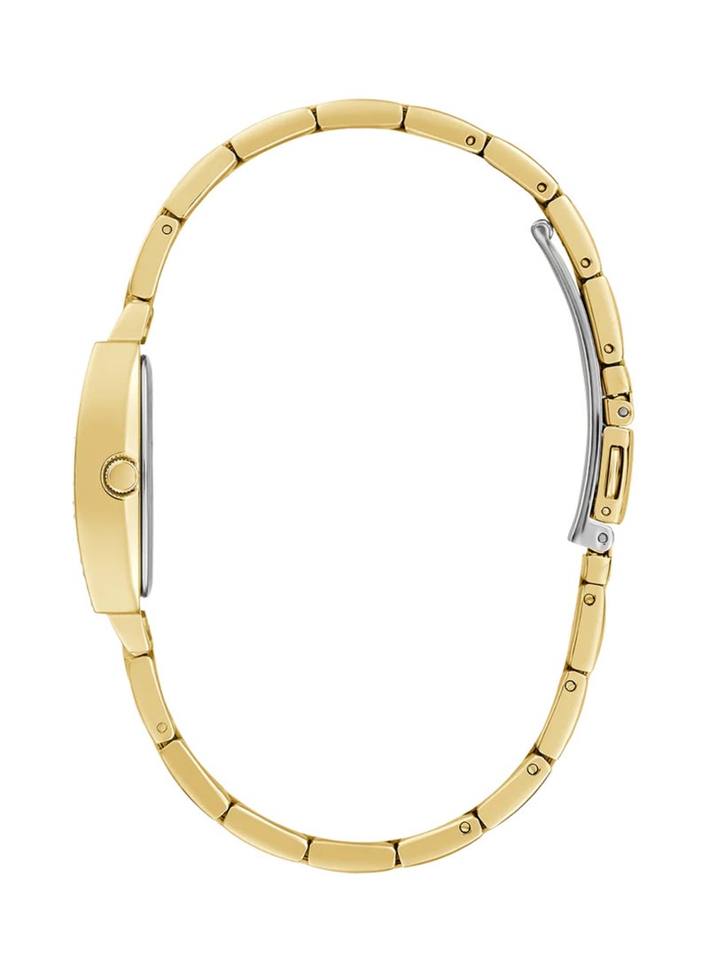 GUESS Women's Analog Quartz Stainless Steel Gold Case Watch GW0611L2 - 25mm  - Image 3