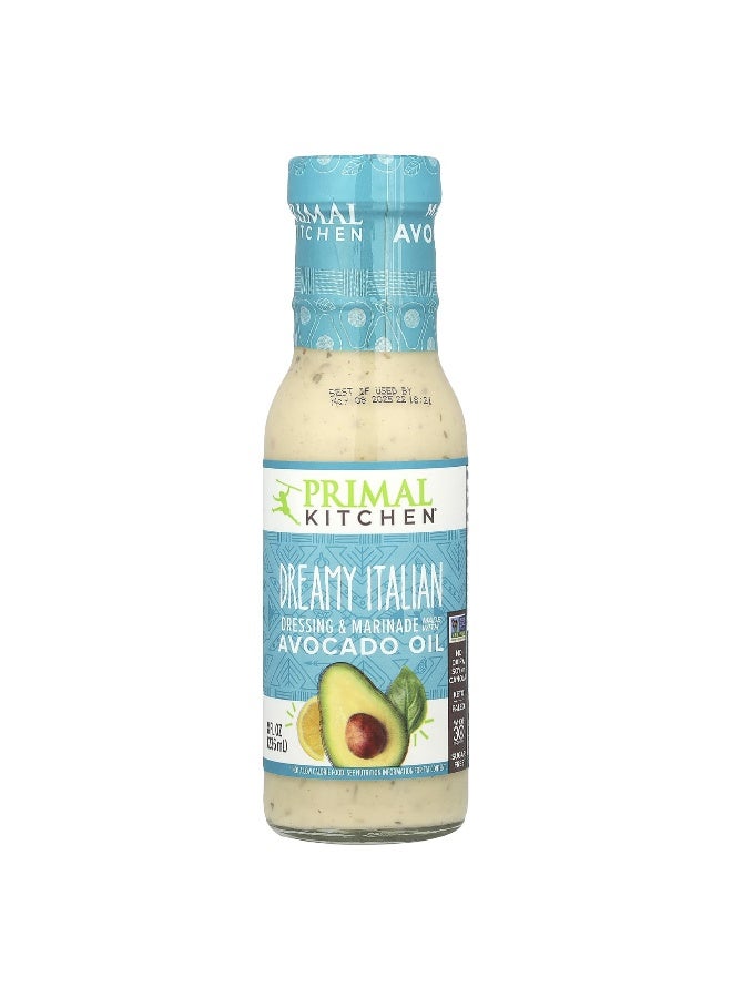 Primal Kitchen, Dressing & Marinade Made with Avocado Oil, Dreamy Italian, 8 fl oz (236 ml) - Image 1