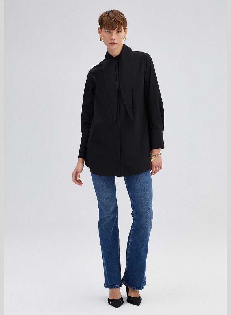 Touche POPLIN SHIRT BELTED NECK - Image 2