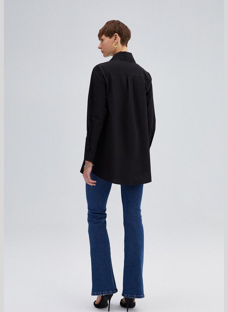 Touche POPLIN SHIRT BELTED NECK - Image 4