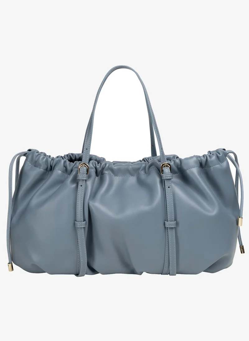 Christian Lacroix Christian Lacroix Ciselia Leather Handbag - Light Blue