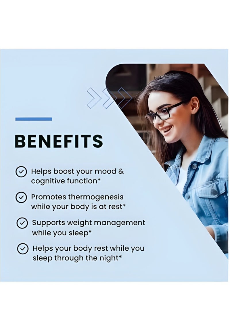 LINE ONE Night Time Fat Burner Gummy Curbs Appetite Slimmer Tummy Powerful Weight Loss for Women and Men - 60 Gummies  - Image 4