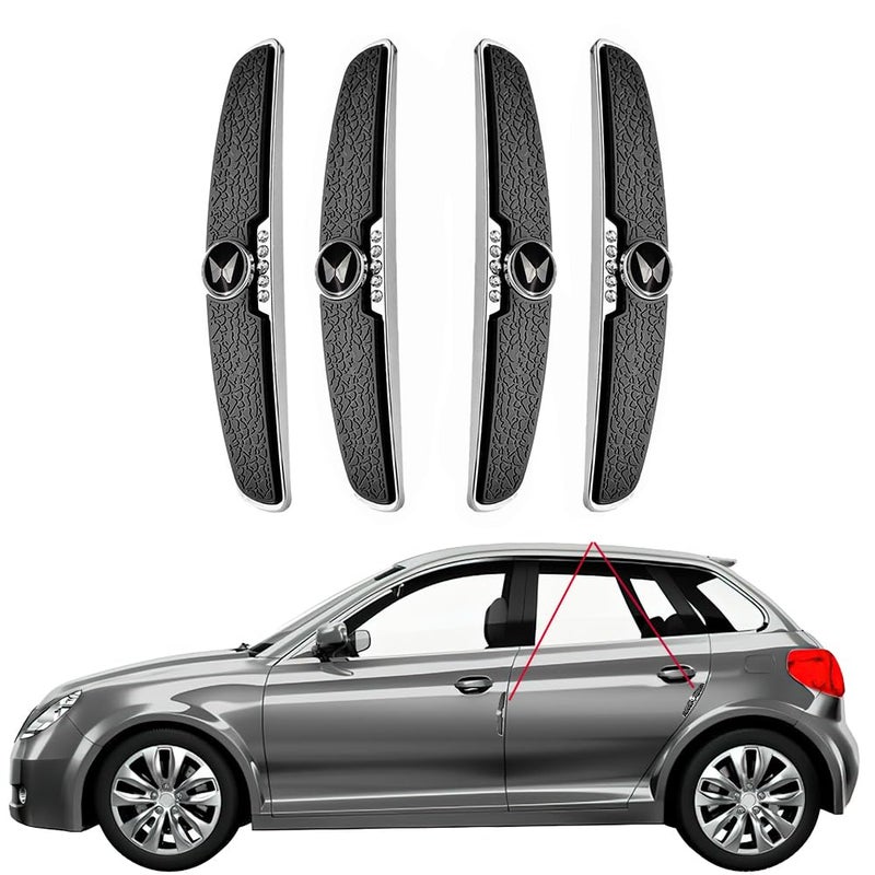 Pivdo Car Door Edge and Handle Protector Rubber Guard Scratch Protection Corner for Scorpio, Thar, XUV 300, XUV 400, XUV 700, XUV 500, Bolero, Marazzo, KUV 100, Xylo, Alturas, Quanto, Verito, XUV 3XO - Image 1