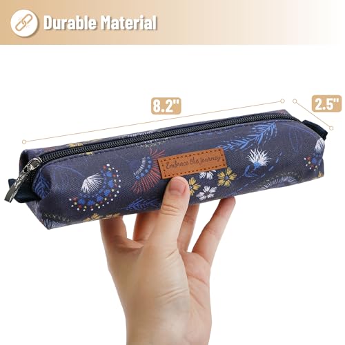 Mr. Pen- Cute Pencil Case Pouch, Navy Blue Color, Multipurpose Canvas Bible Pencil Pouch - Image 2