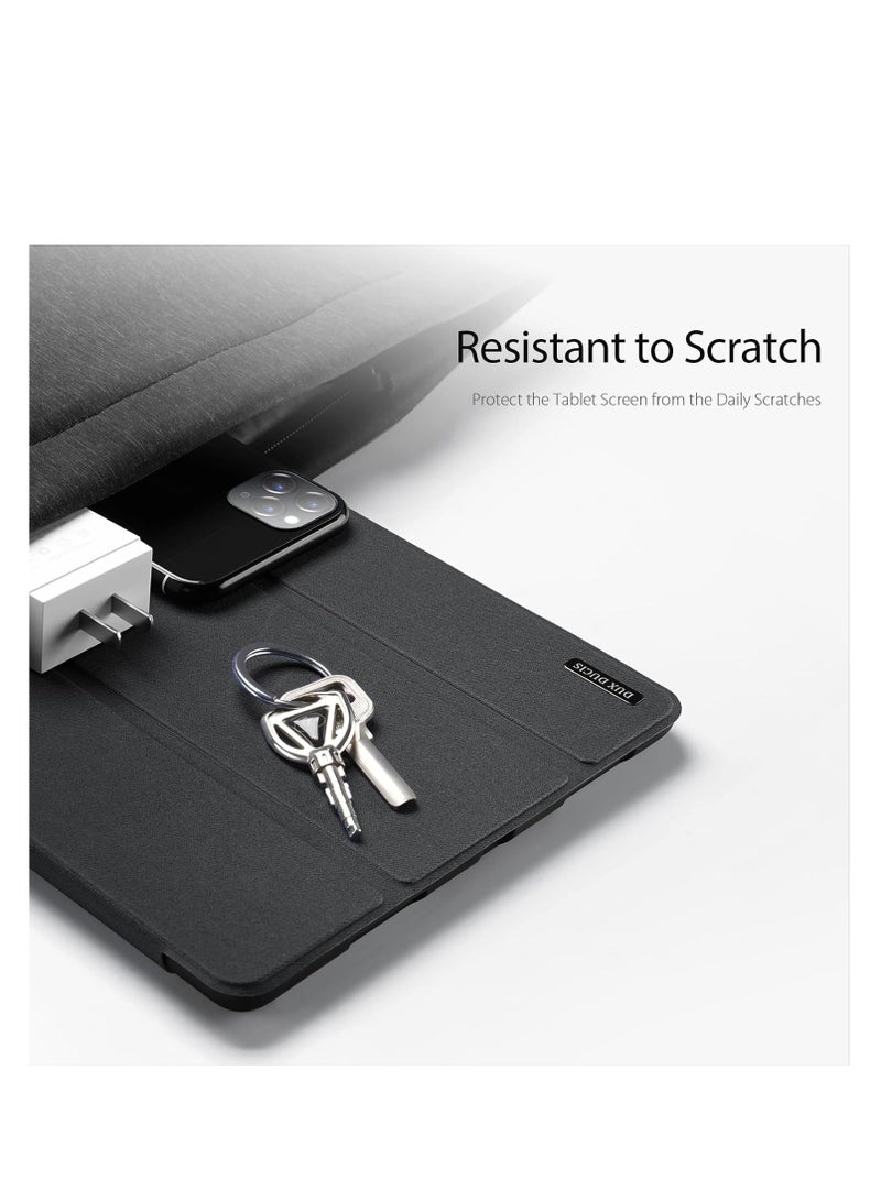 DUX DUCIS Case for Lenovo Tab P12 5G 12.7 Inch (2023), Ultra-thin and Lightweight Vertical Protective Case, PC+PU Material Protective Case for Tab P12 - Image 4