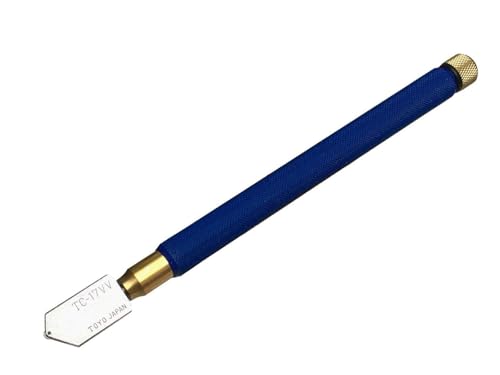 Toyo TC17 Tap Wheel Oil Glass Cutter TC17VVB Brass Handle - New Tap Wheel Technology - Image 1