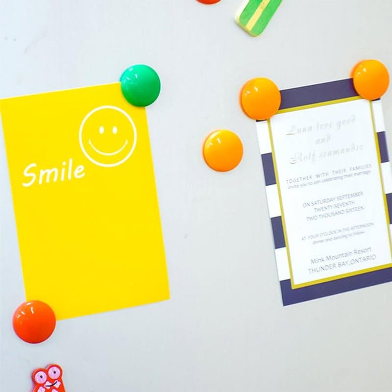 Oblivion Colorful Translucent Magnet for Magnetic White-Boards - Stick Notes, Photos, Charts and More (Pack of 10) - Image 3