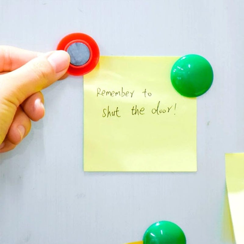 Oblivion Colorful Translucent Magnet for Magnetic White-Boards - Stick Notes, Photos, Charts and More (Pack of 10) - Image 4