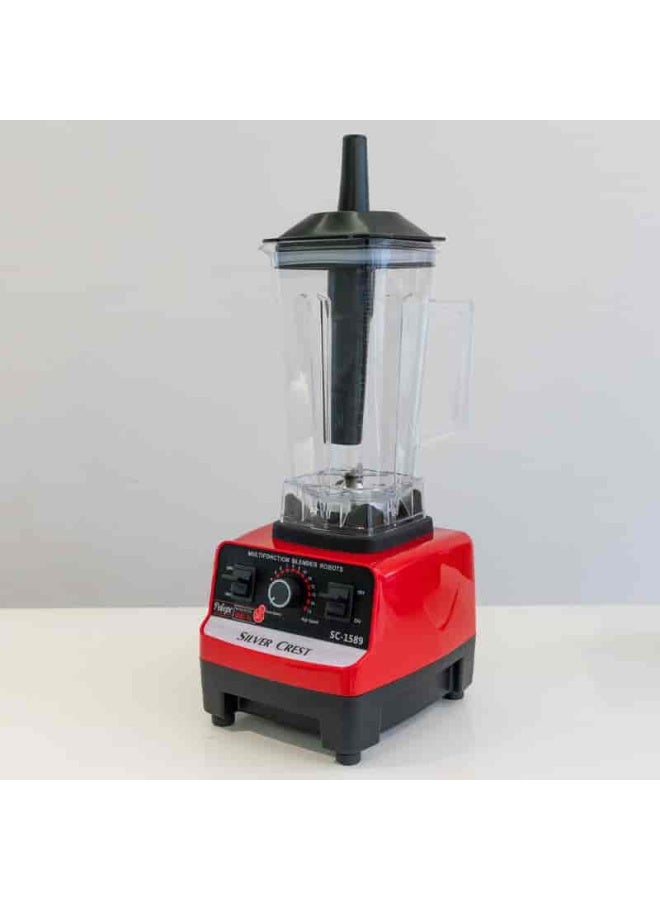 SILVER CREST Heavy Duty Smoothie Maker & Grinder 2-in-1 Heavy Duty Smoothie Maker & Grinder – Powerful Motor, Ice Crusher, Stainless Steel Blades, Dishwasher Safe, 2L Capacity - Image 5